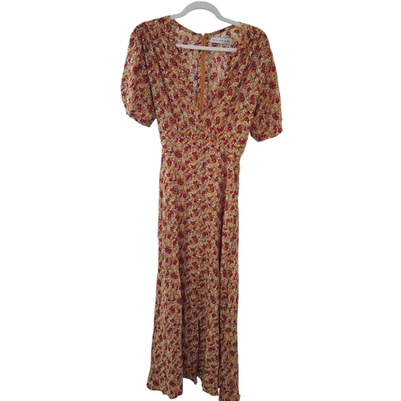 FAITHFULL THE BRANDB Revolved Bellavista Midi Dress in La Gomera Floral - Picture 11 of 12